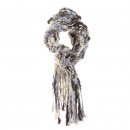 Wholesale ladies blue slub lightweight scarf