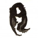 Wholesale ladies 'lexi' firlly scarf in black