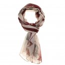 Wholesale rhianna large flower pink print lightweight scarf