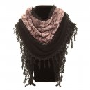 Wholesale lightweight scarf with pink paisley print