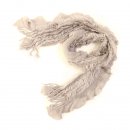 Wholesale ladies grey coral ruffle lightweight scarf