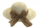 S120 - WOMEN'S CRUSHABLE STRAW/PRINTED BAND