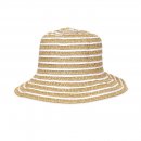 S409- LADIES SHORT BRIM STRAW HAT