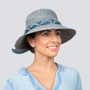 S412- LADIES WIDE BRIM STRAW WITH LARGE BOW