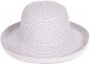 S416- LADIES STRAW SHORT BRIM HAT WITH TURN UP BRIM