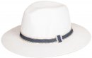 S427- ADULTS UNISEX STRAW FEDORA WITH DETAIL BAND