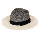 S490-LADIES STRAW FEDORA