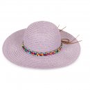 S513- LADEIS WIDE BRIM STRAW