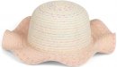 SC72- GIRLS SHORT BRIM STRAW HAT WITH WEAVE BRIM