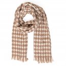 SCARF122 - LADIES SUPER SOFT DOG TOOTH SCARF