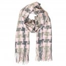 SCARF127 - LADIES OVERSIZED DOG TOOTH SCARF