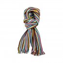 SCARF129- PK OF 12- MENS STRIPE COLOUR SCARF