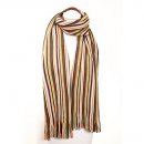 SCARF129- PK OF 12- MENS STRIPE COLOUR SCARF