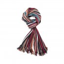 SCARF130- PK OF 12- MENS STRIPE COLOUR SCARF