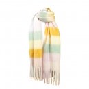 SCARF161- PK OF 6- LADIES OVERSIZED SCARF WITH LARGE CHECK