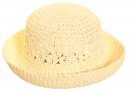 SH3 - LADIES  STRAW HAT WITH TURN-UP BRIM