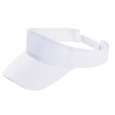 Wholesale white ladies plain visor with velcro adjuster