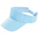 Wholesale blue ladies plain visor with velcro adjuster