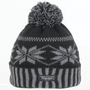 ZA19- MENS THERMAL PATTERNED KNITTED BOBBLE HAT