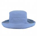 A120PS - PASTEL PK PLAIN TURN-UP BRIM ADJ SUN HAT