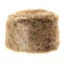 Wholesale faux fur Cossack hat in brown