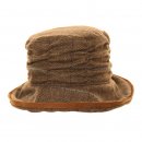 Wholesale womens tweed with wide brim hat