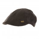 A1351S-MENS CORD FLAT CAP WITH H LOGO