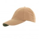 Bulk baseball cap with relaxed washed look in beige