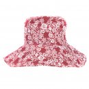 Wholesale summer hat with red floral design