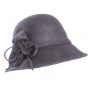 Wholesale felt cloche in black and navy