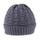 Wholesale adults navy unisex ski hat with teddy bear lining