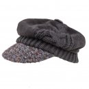 Wholesale ladies patterned bakerboy cap with fleece lining