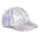 Wholesale ladies flipable pastel sequin baseball cap