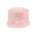 A1610- LADIES FULL FAUX FUR BUCKET HAT WITH FLEECE LINING