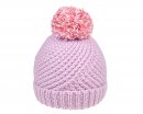 WHOLESALE BOBBLE HAT IN LILAC