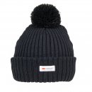 A1705- MENS THINSULATE RIBBED KNITTED BOBBLE HAT