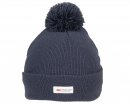 WHOLESALE BOBBLE HAT IN NAVY