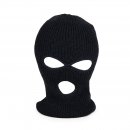 A1713- MENS BLACK 3 HOLE SAS BALACLAVA