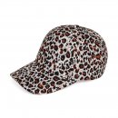 A1723- LADIES LEOPARD PRINT BASEBALL CAP