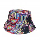 A1904 -PK OF 6 ADULT UNISEX WAVEY EYE PSYCHEDELIC BUCKET HAT