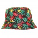 A2019- PK OF 6 ADULT UNISEX RASTA REVERSIBLE BUCKET HAT