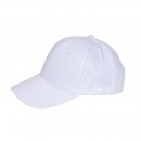 A2034WT- PACK OF 12 ADULTS' WHITE 6 PANEL B.BALL CAP