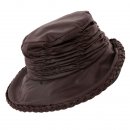 Wholesale wax hat with short back brim developed from cotton and polyester