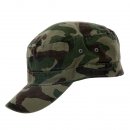Wholesale green camoflage fitted cadet cap