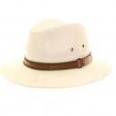 Bulk fedora with faux leather band
