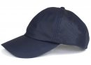 Bulk wax baseball cap in colour navy