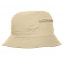 Bulk bush hat with zipped pocket in natural colours