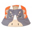 Wholesale babies grey triceratops bush hat developed from cotton