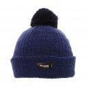 Wholesale Thinsulate branded blue chunky knit hat for boys