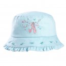 Wholesale girls bush hat with ballerina design in blue